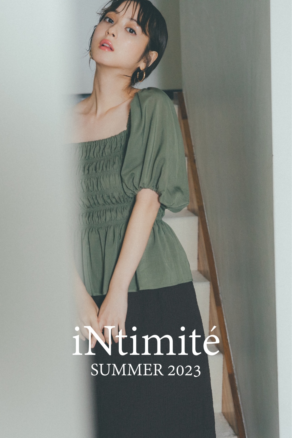 intimite アンティミテ Low Gauge Lace Pull-over