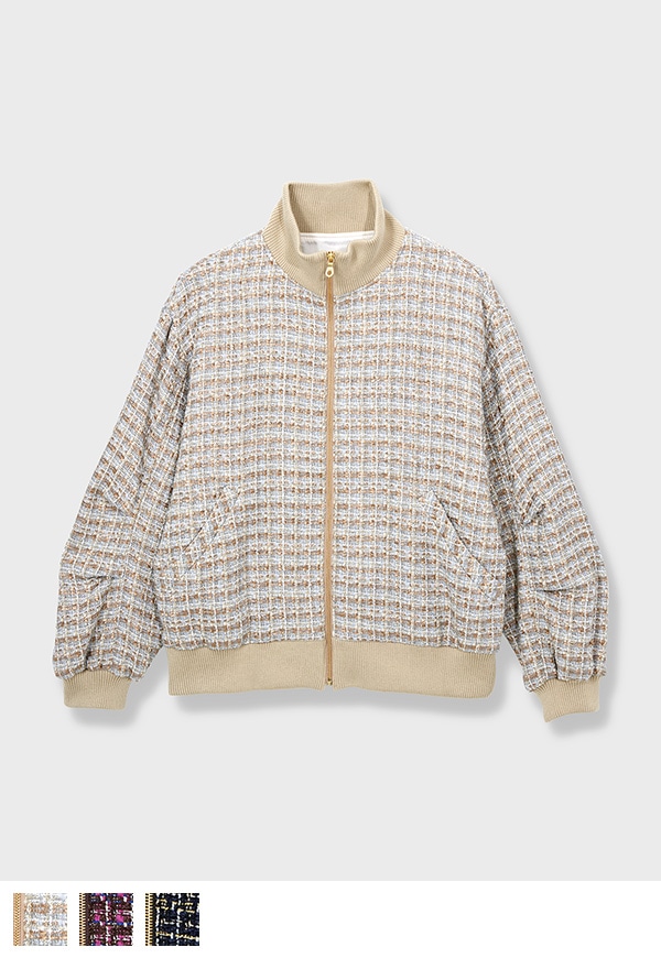 Tweed Zip Jacket