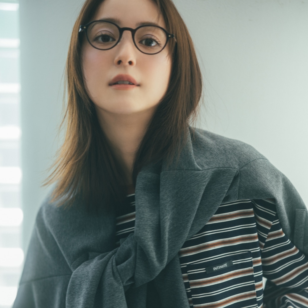 [美品] アンティミテ　Feather No Sleeve Knit ブラウン INTIMITE(アンティミテ) |