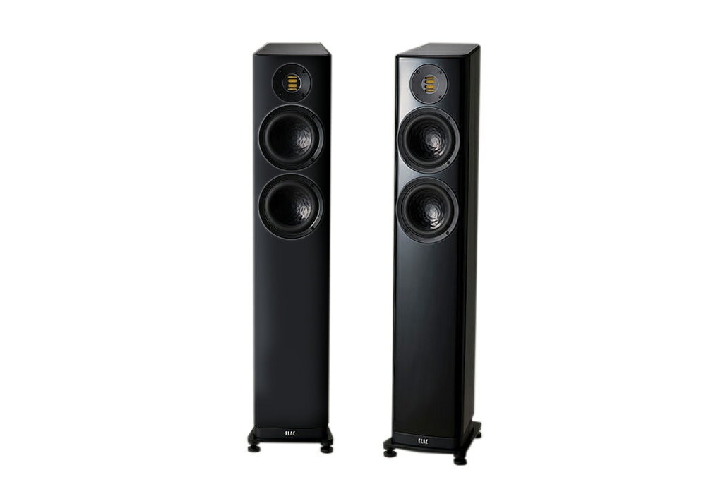 ELAC - VELA FS407（FS407.2）/ブラック・ハイグロス（ペア）フロア 