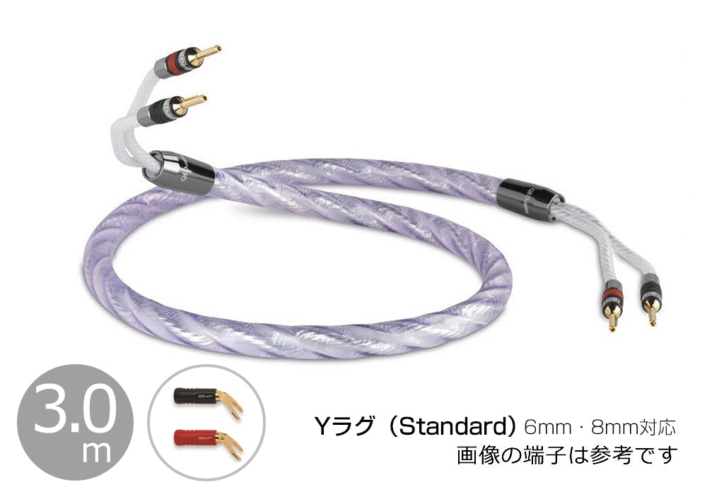 QED 抹香臭い Genesis Silver Spiral 2.5m/ ジャンパーセット