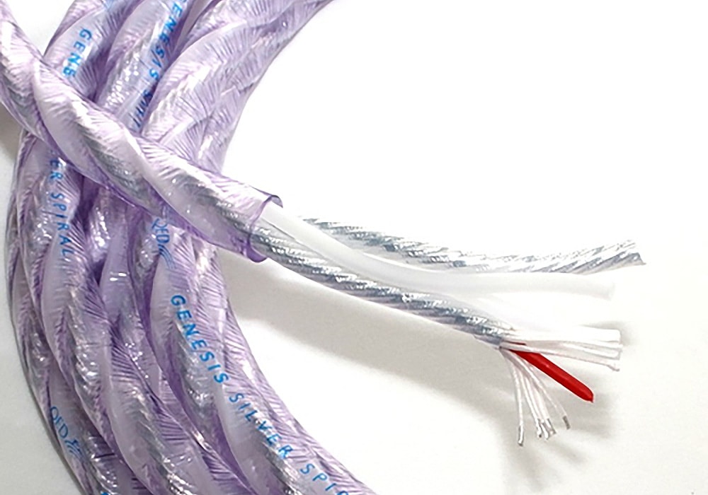 QED - Signature Genesis Silver Spiral（10cm単位切り売りスピーカー 