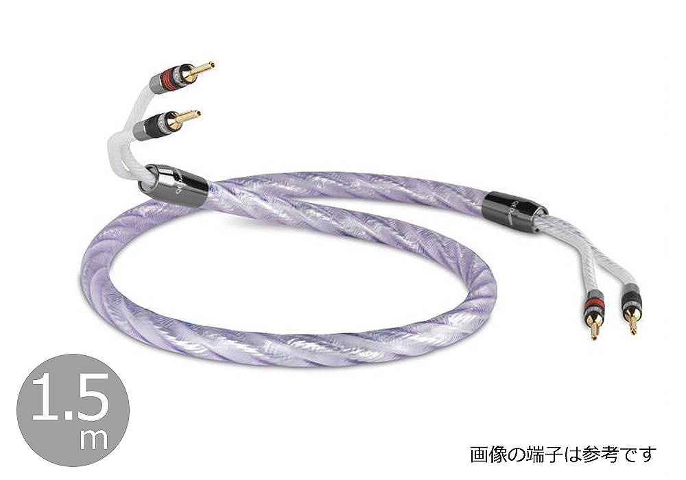 QED - Signature Genesis Silver Spiral/1.5m（完成品スピーカー  