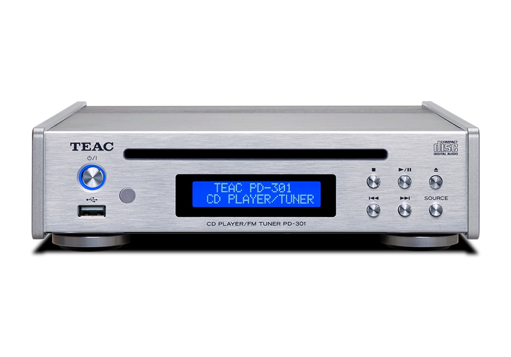 TEAC - PD-301-X/S/シルバー（ワイドFMチューナー搭載CD