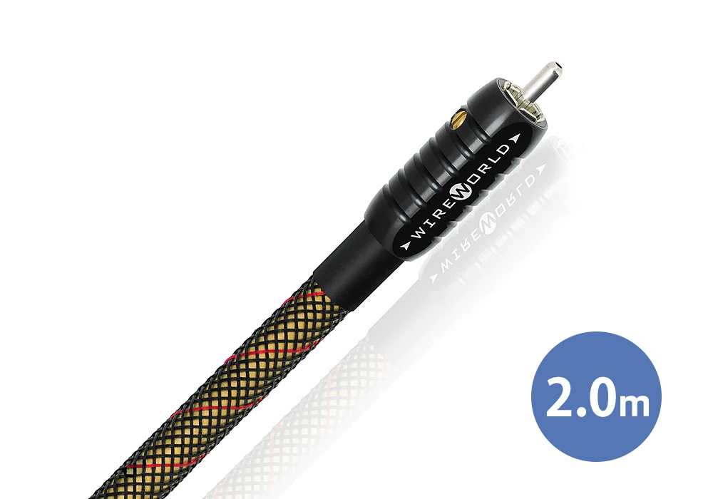 WIREWORLD - GSV8RCA/0.5m（RCA端子・デジタルケーブル・1本）＜Gold 