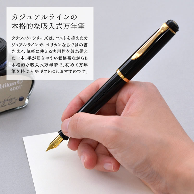 箱付き美品】Pelikan 万年筆 ボールペンセット 保証書 インク付き - 筆記具