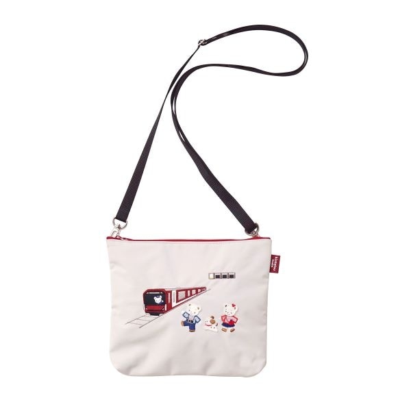 近鉄×familiar 近鉄特急ひのとり ナップサック レッスンバッグ 手提げ 近鉄電車×familiar 第2弾商品】ナップサック 特急ひのとり