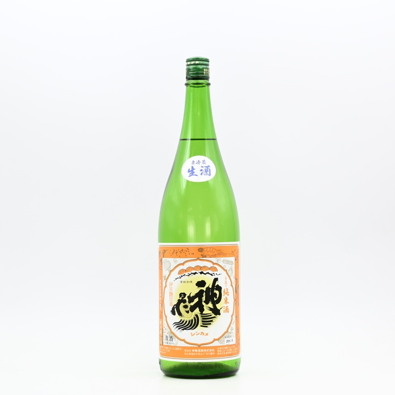 神亀 純米 阿波山田錦 orangeラベル　1.8L