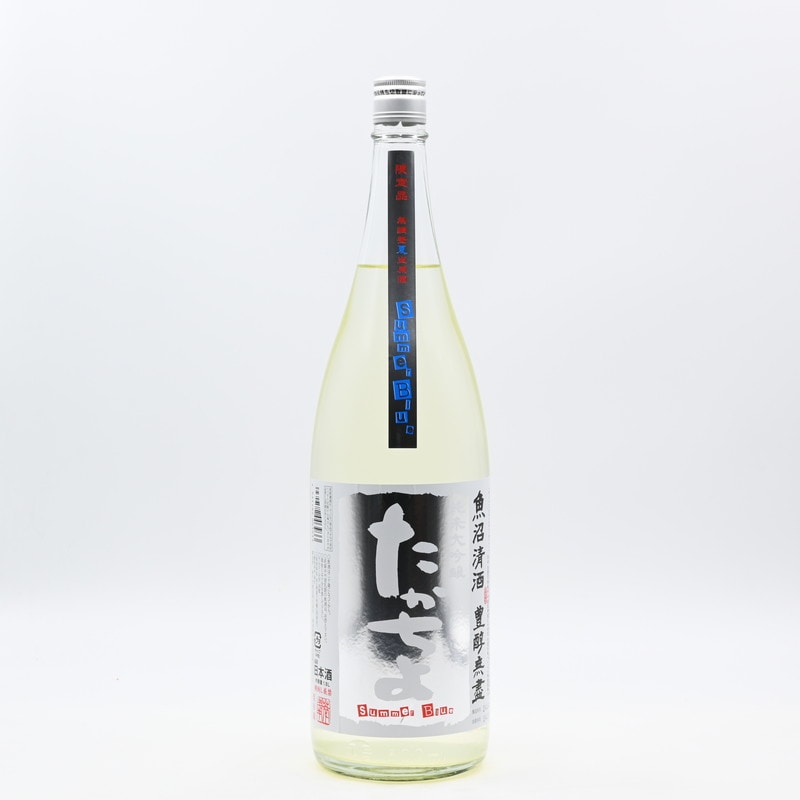 たかちよ 純米大吟醸 無調整生原酒 Summer Blue　1.8L