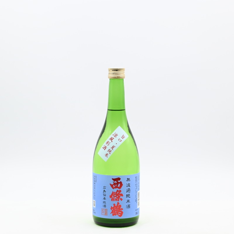 西條鶴 夏純米 涼風彩酒　720ml