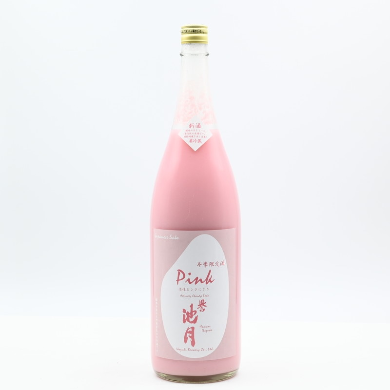 誉池月 Pink 活性桃色にごり　1.8L