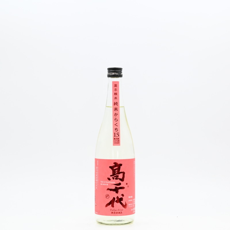 高千代 純米 魚沼たかね錦　無濾過生　大辛口+15　720ml