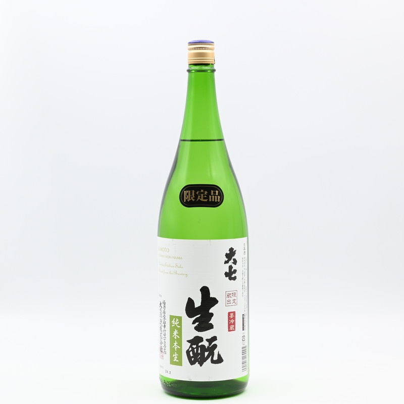 大七 生もと純米 本生酒　1.8L