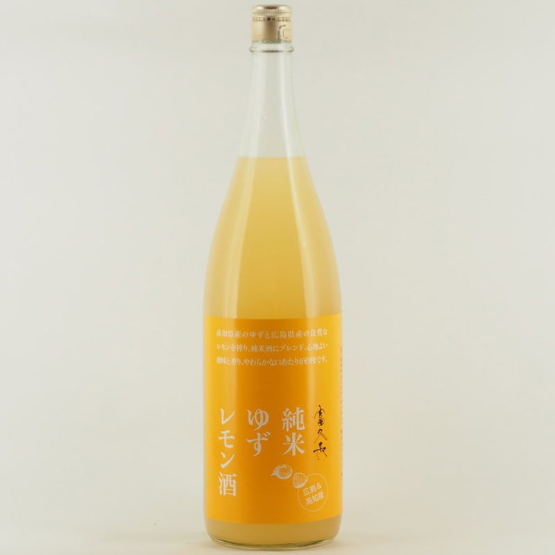 富久長 純米ゆずレモン酒　1.8L