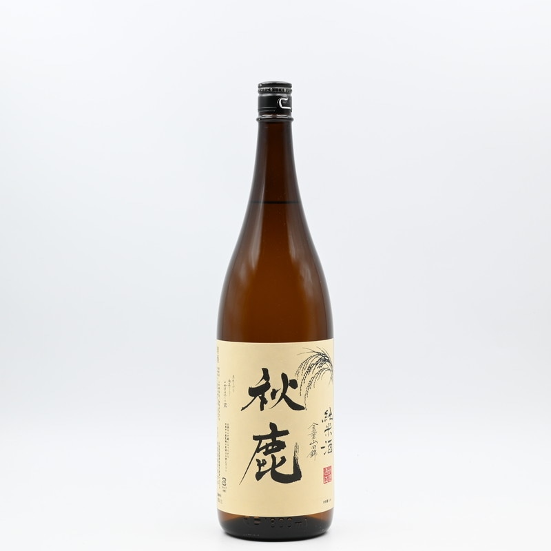 秋鹿 純米酒 稲穂ラベル　1.8L