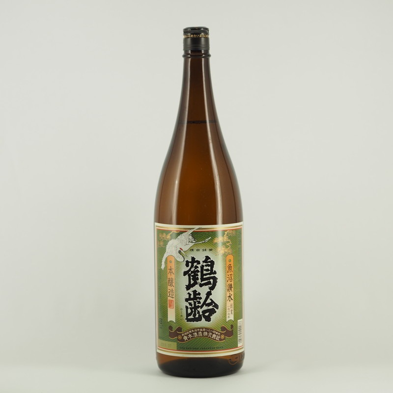 鶴齢 本醸造 レトロラベル　1.8L