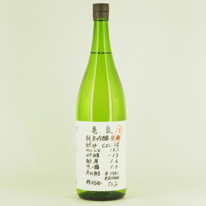 亀泉 純米吟醸 CEL-24 生酒　1.8L