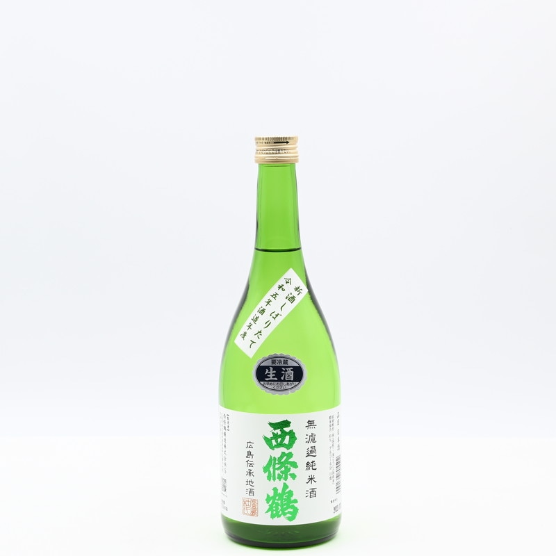 西條鶴 無濾過純米酒 新酒しぼりたて 生　720ml