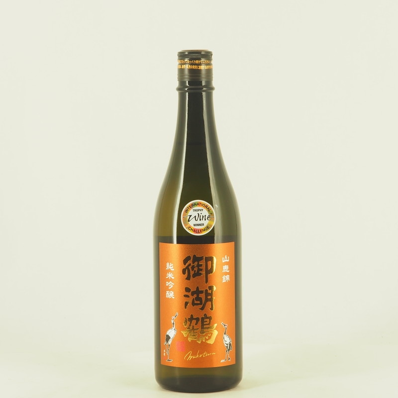 御湖鶴 純米吟醸 山恵錦 火入れ　720ml