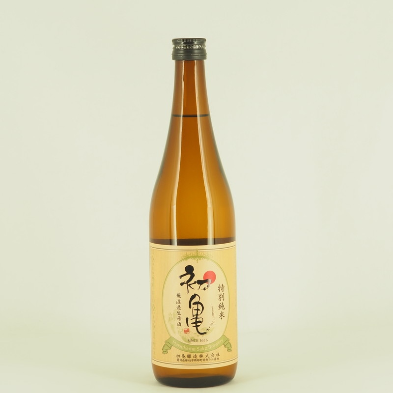 初亀 特別純米 無濾過生原酒　720ml