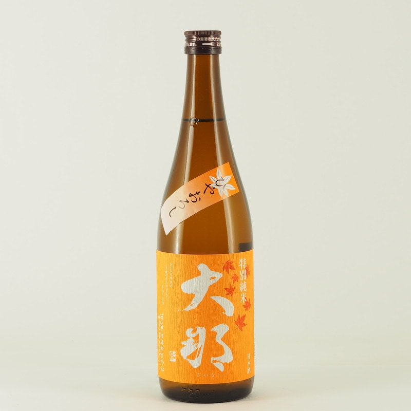 大那 特別純米 ひやおろし　720ml