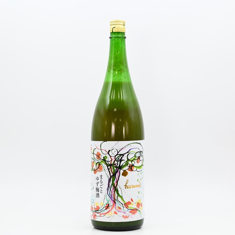 庭のうぐいす まるごとゆず梅酒　1.8L