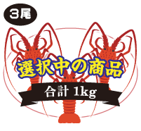 3尾入 1kg