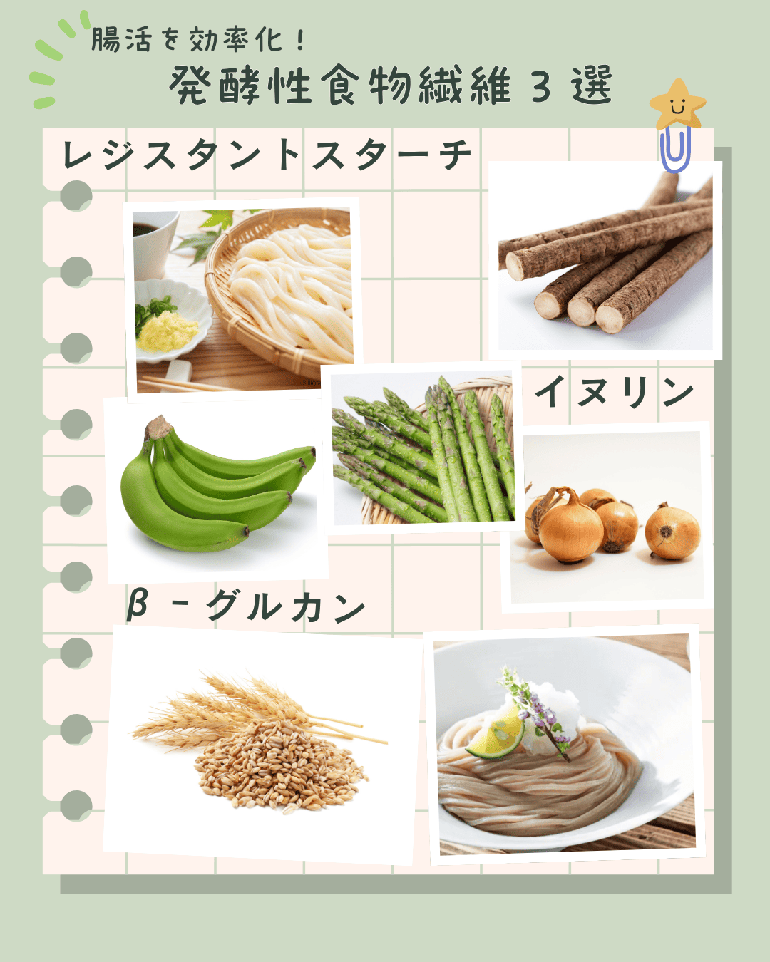 腸活を効率化！発酵性食物繊維3選