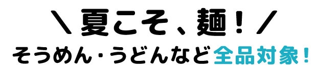 夏の麺祭り