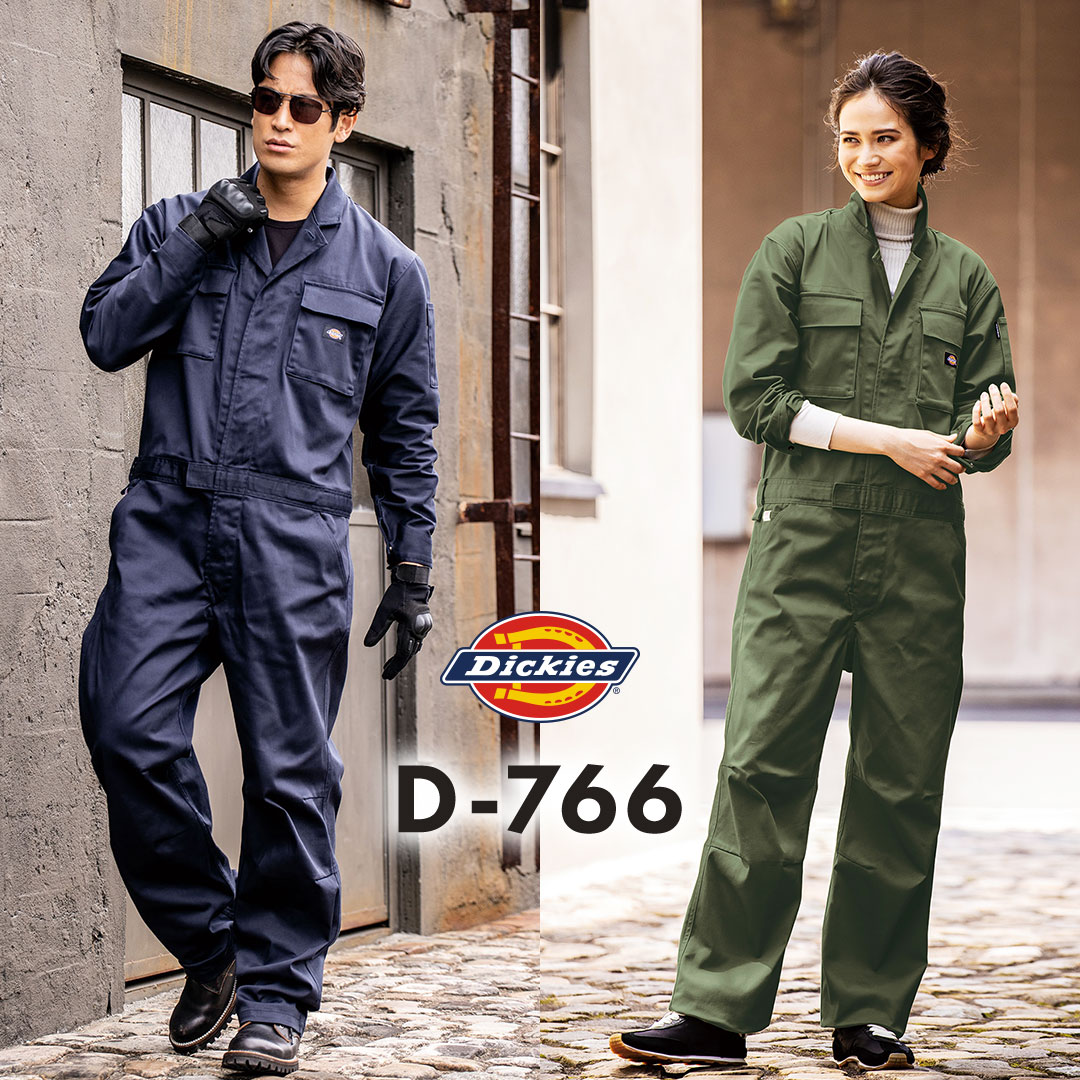 Dickies ディッキーズ つなぎ ジャンプスーツ 半袖 ネイビー 