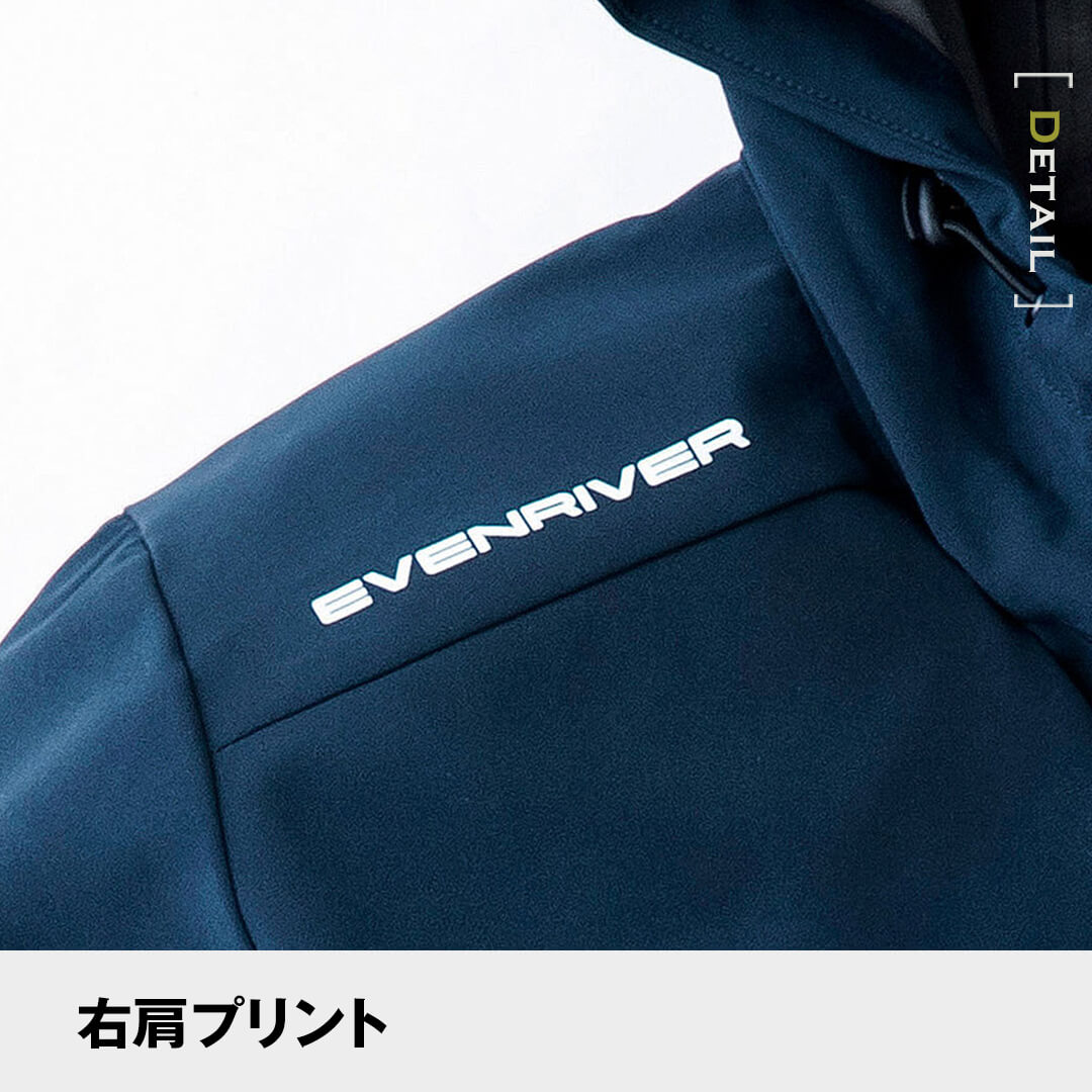 EVENRIVER イーブンリバー R048 パーカー 防風 軽量 ストレッチ メンズ