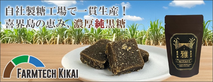 喜界島純黒糖 雅(MIYAVI) 50g[ファームテック喜界]＜レターパック