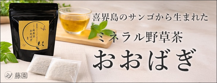 ミネラル野草茶 おおばぎ【藤園】