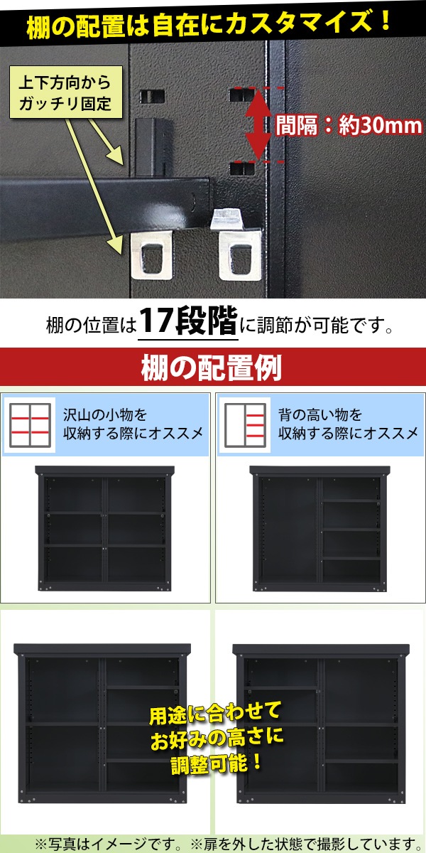 屋外物置 スチール製 家庭用収納庫 鍵付き 黒 幅約935mm×奥行約650mm×高さ約850mm UVカット 倉庫 納屋 物置き スチール –  itcnet