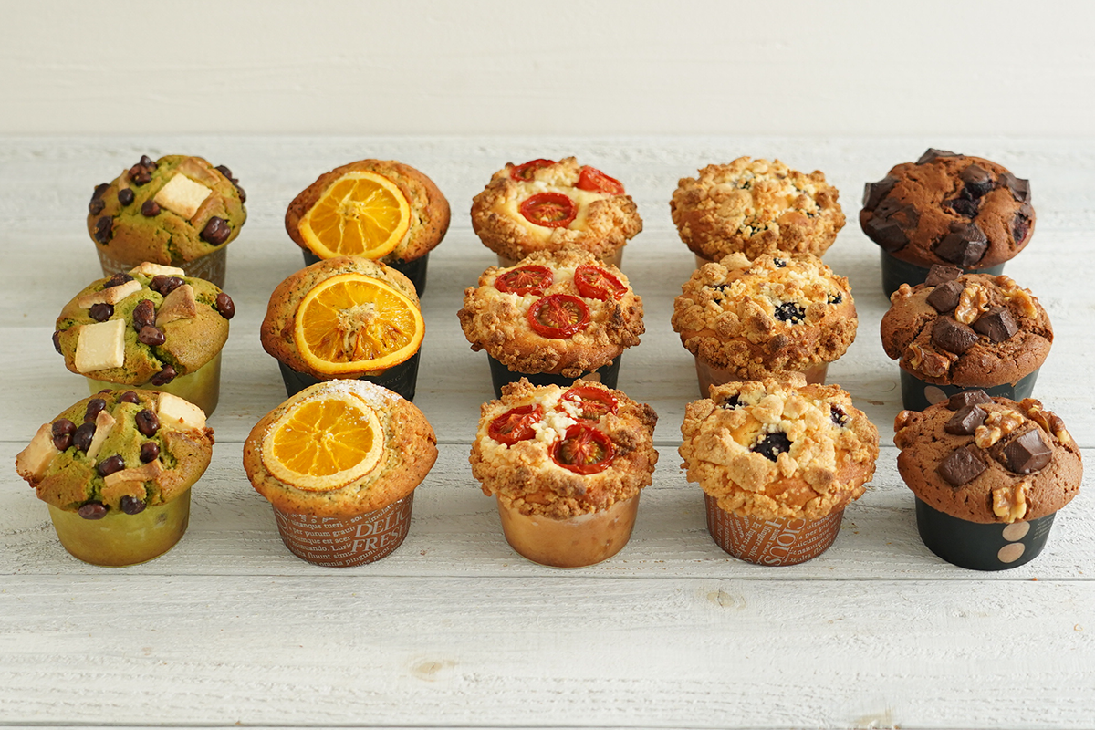 きのこ型マフィン