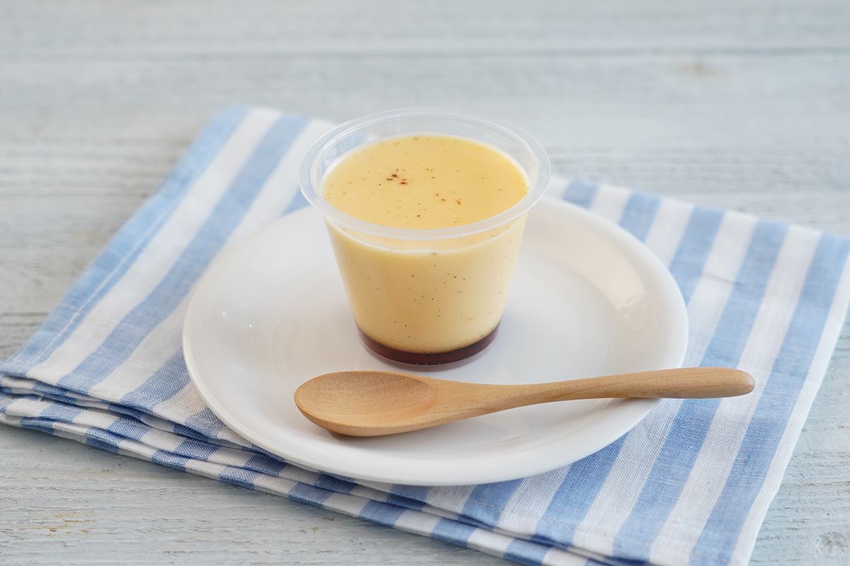 プリンカップで作ったプリン