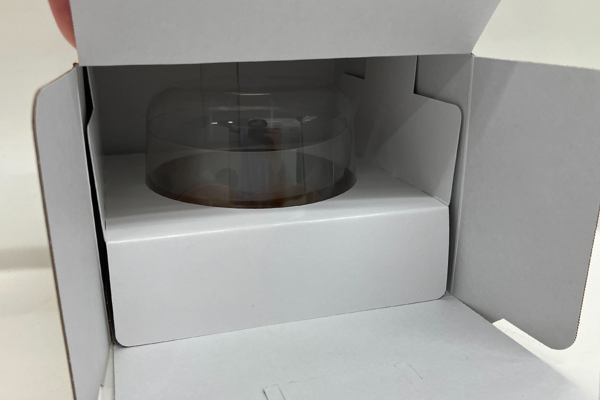 3号ケーキ容器 IKドーム122φ×83H本体・蓋セット（50枚入） | フタ