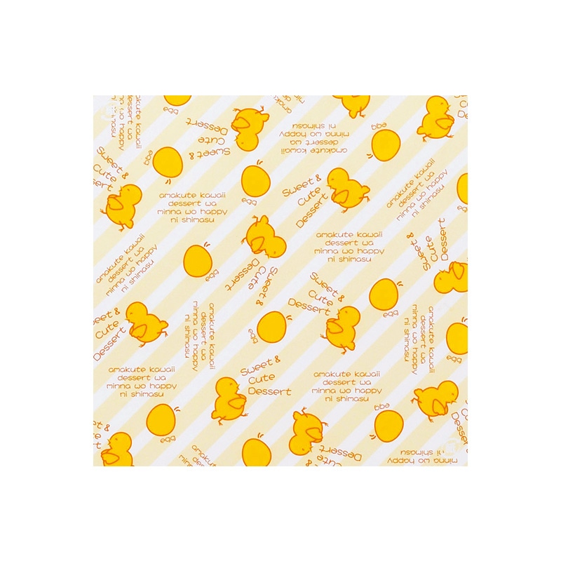 プリン掛け紙 卵＆ひよこ