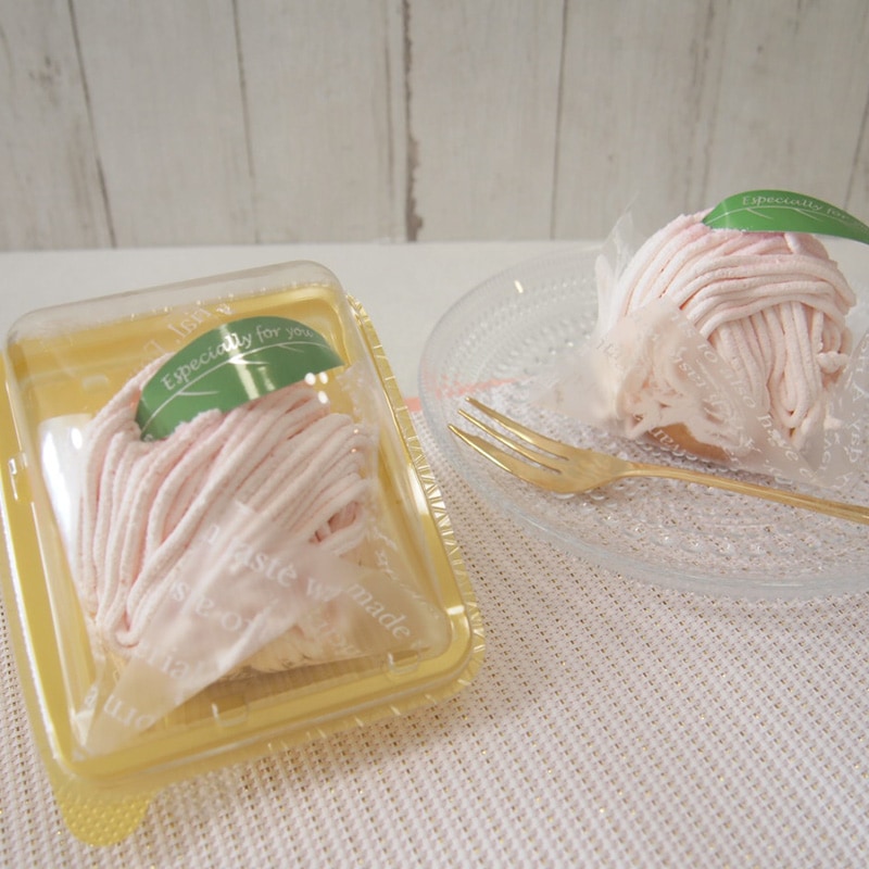 チェアプレート桃モンブラン