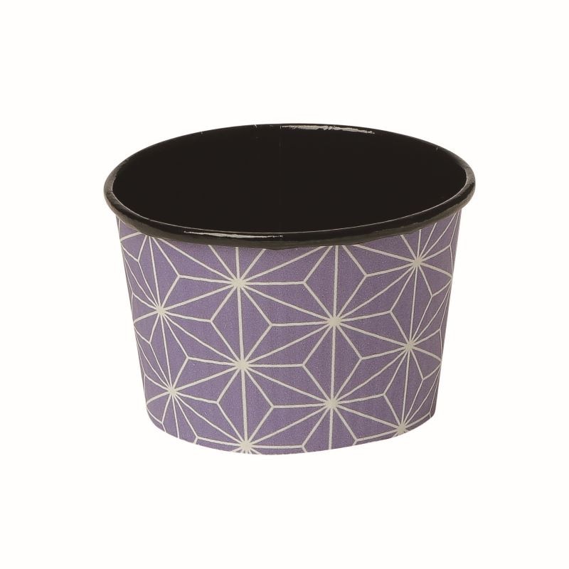 プリーツカップ 43F 麻の葉　紫 （100枚入）