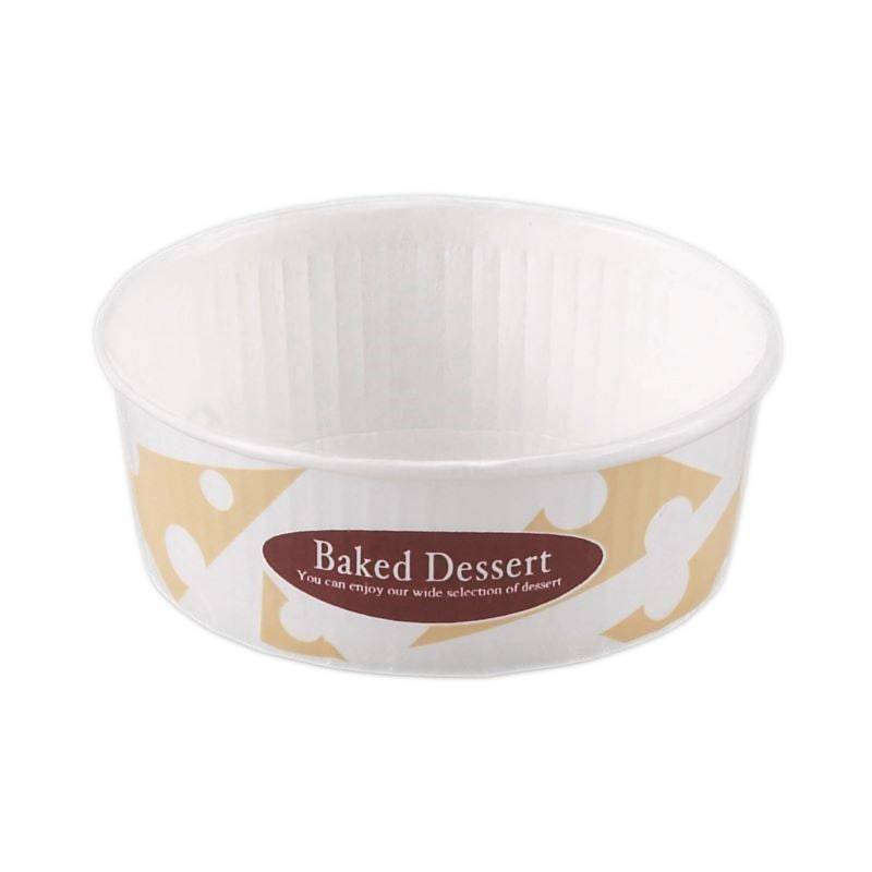 プリーツカップ55 ベイクドデザート 茶