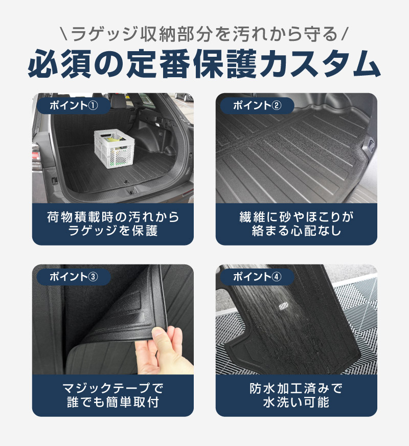 新型bZ4X Touring 10系専用 ラゲッジマット
