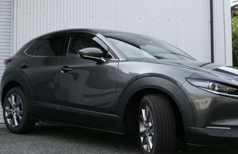 マツダCX-30 2019ー2021 ウィンドウトリムミラー反射パネル カスタム パーツ 人気 おすすめ