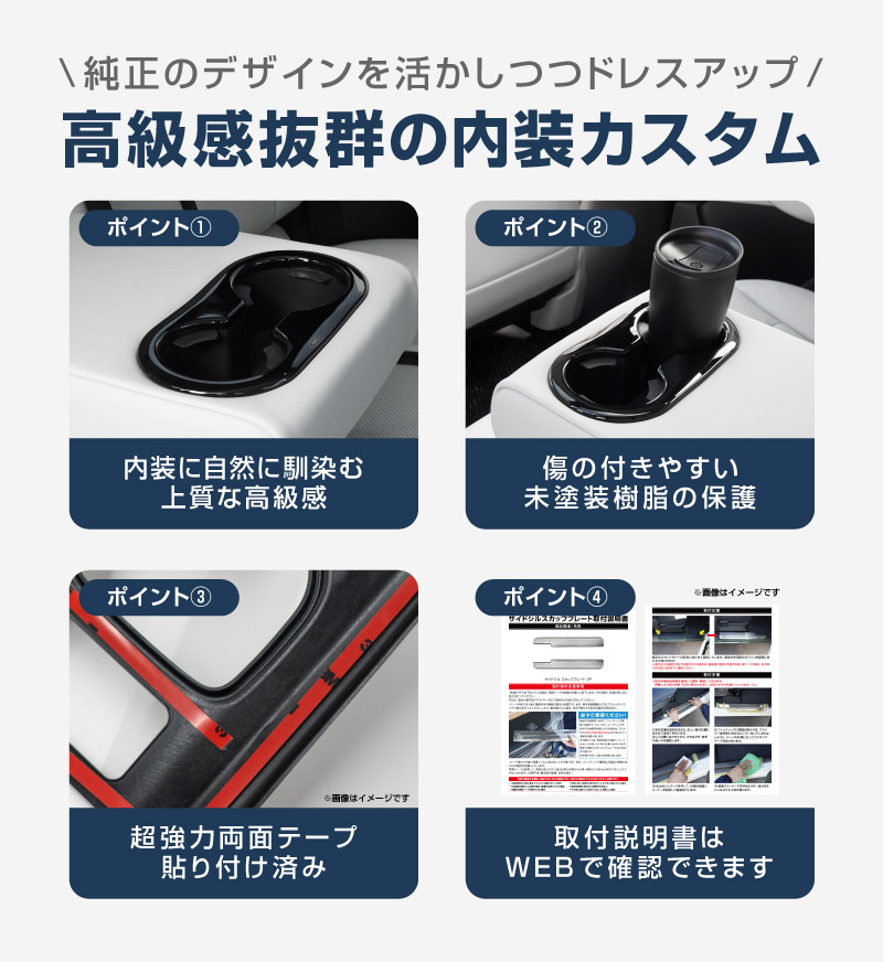新型CX-5 KM系 リアドリンクホルダーパネル 1P ピアノブラック