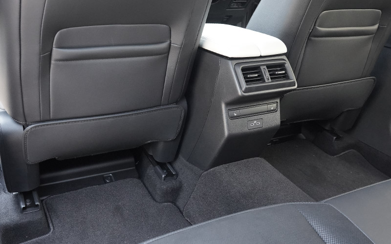 新型CX-5 KM系 運転席 助手席 小型 フロントシートバックロアキックマット 2P ブラック