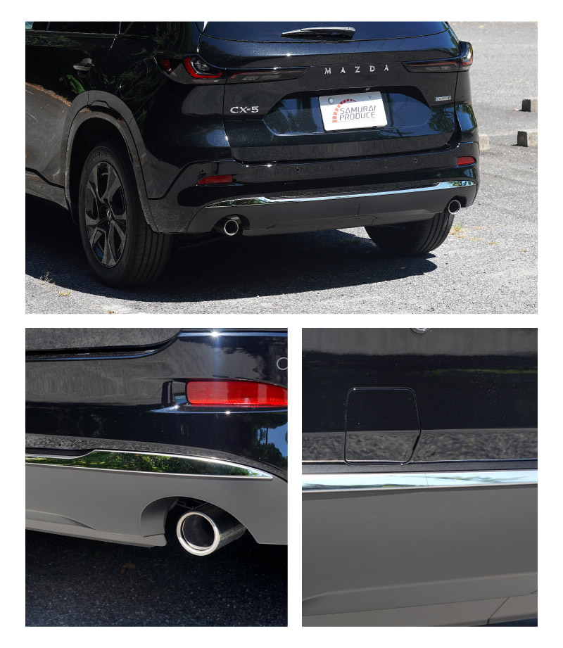 新型CX-5 KM系 リアバンパーガーニッシュ