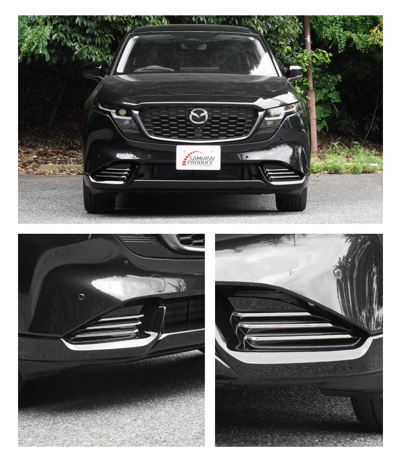 新型CX-5 KM系 フロントロアモールガーニッシュ