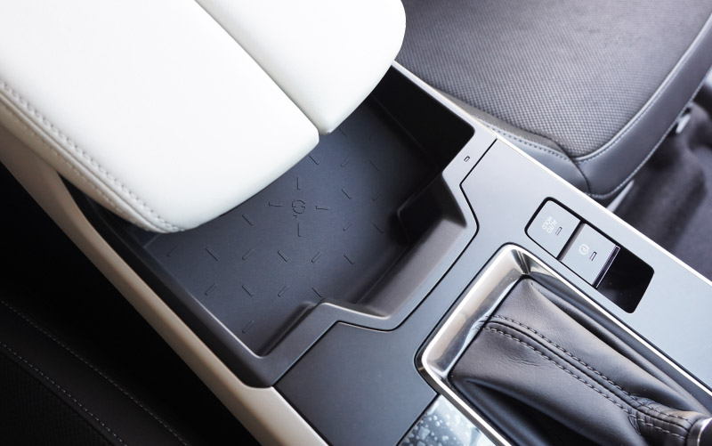 新型CX-5 KM系 ワイヤレス充電トレイ用マット ゴムタイプ 1P ブラック 防水 CX5 2026年 フルモデルチェンジ 専用