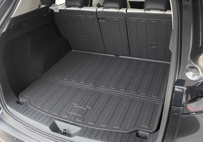 新型CX-5 KM系 ラゲッジマット カーゴトレイマット 4P ラバータイプ ブラック セカンドシート背面まで保護 CX5 2026年 フルモデルチェンジ 専用