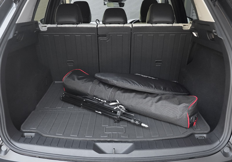 新型CX-5 KM系 ラゲッジマット カーゴトレイマット 4P ラバータイプ ブラック セカンドシート背面まで保護 CX5 2026年 フルモデルチェンジ 専用
